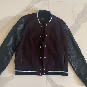 A&F Varsity Jacket